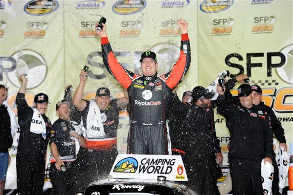 Read more about the article Camping World| Kyle Busch Conquers Kansas