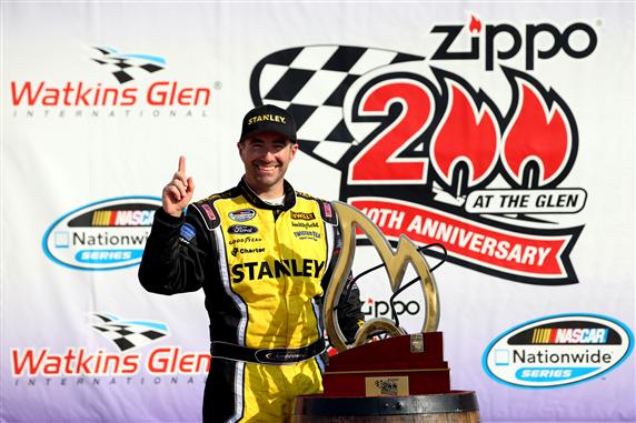 Read more about the article Nationwide | Marcos Ambrose holds off Kyle Busch for fifth Nationwide Series road course win