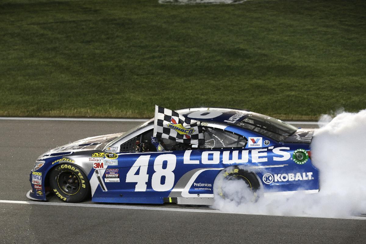 Read more about the article Johnson secures third win of the season at Kansas