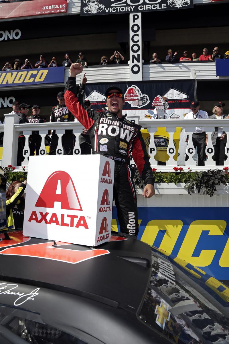 Read more about the article Martin Truex Jr. wins at Pocono Raceway
