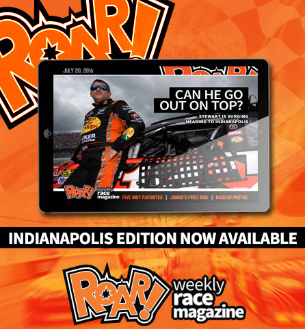 Read more about the article Tony Stewart Says Farewell to Indy. Read ROAR! Now!