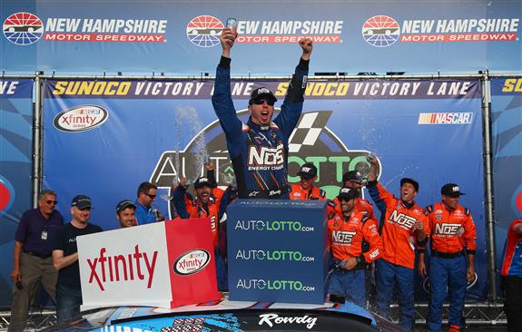 Read more about the article Kyle Busch holds off Erik Jones for XFINITY win at New Hampshire