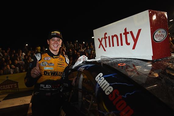 Read more about the article Jones powers past Dillon for third win of the season