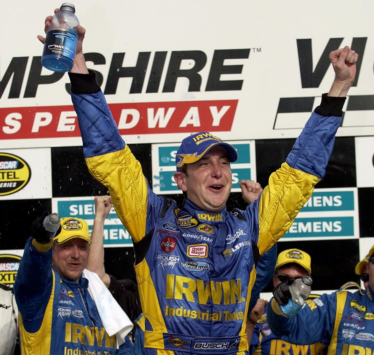 Read more about the article Milestone Moment: Kurt Busch Kicked Off a Championship Run at NHMS