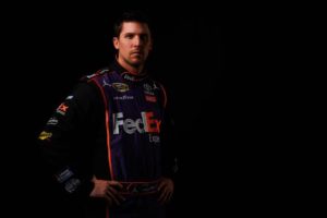 poses for a portrait during NASCAR Media Day at Daytona International Speedway on February 16, 2016 in Daytona Beach, Florida.