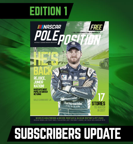 Read more about the article NASCAR Pole Position Print Magazine 2017 Subscribers Update