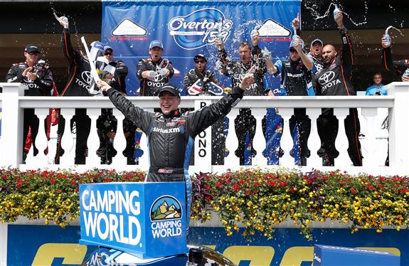 Read more about the article Christopher Bell pulls away to Truck Series victory at Pocono