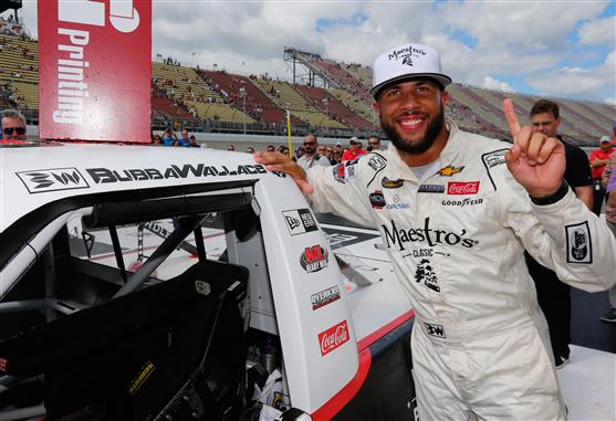 Read more about the article Darrell Wallace Jr. wins the Truck race at Michigan