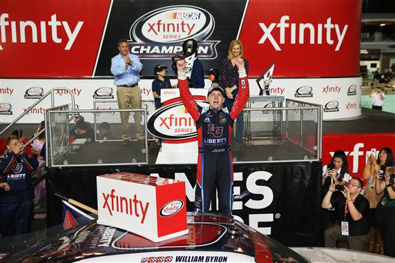 Read more about the article William Byron wins emotional battle for XFINITY title, as Cole Custer dominates
