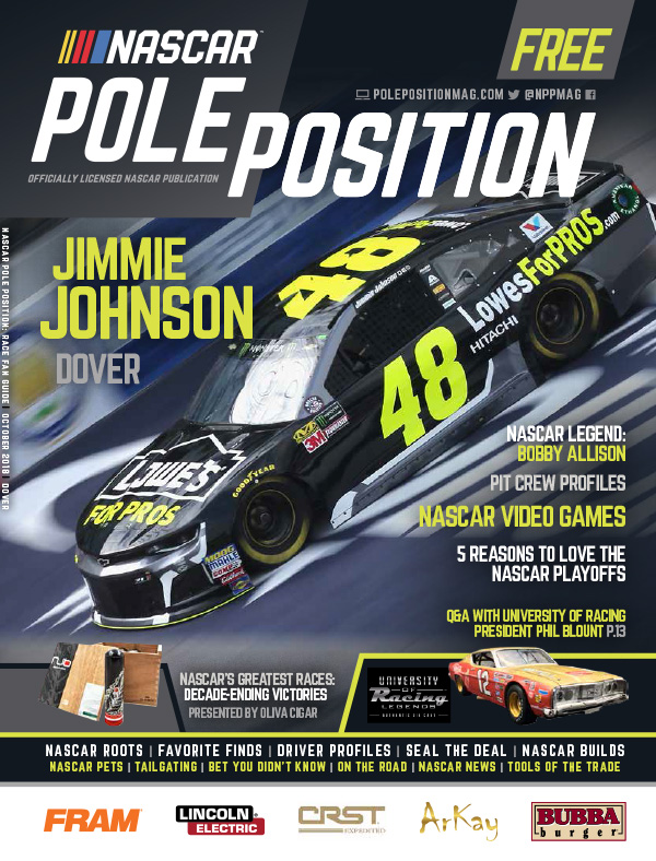 NASCAR Pole Position Dover in October 2018