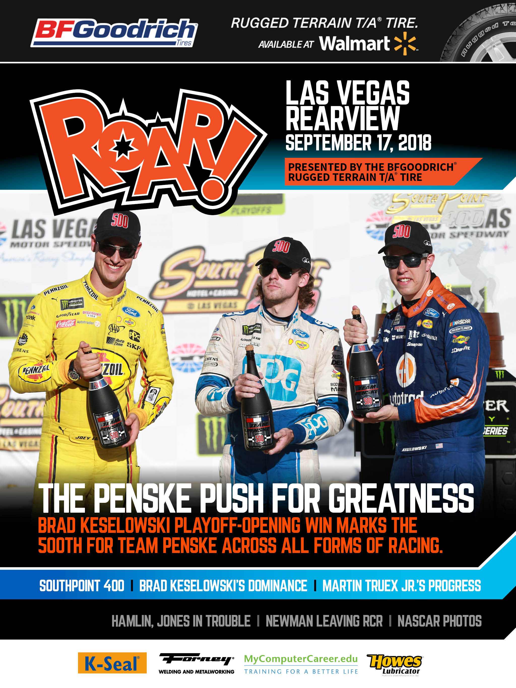 Read more about the article ROAR! Las Vegas Race Weekend Rearview September 2018