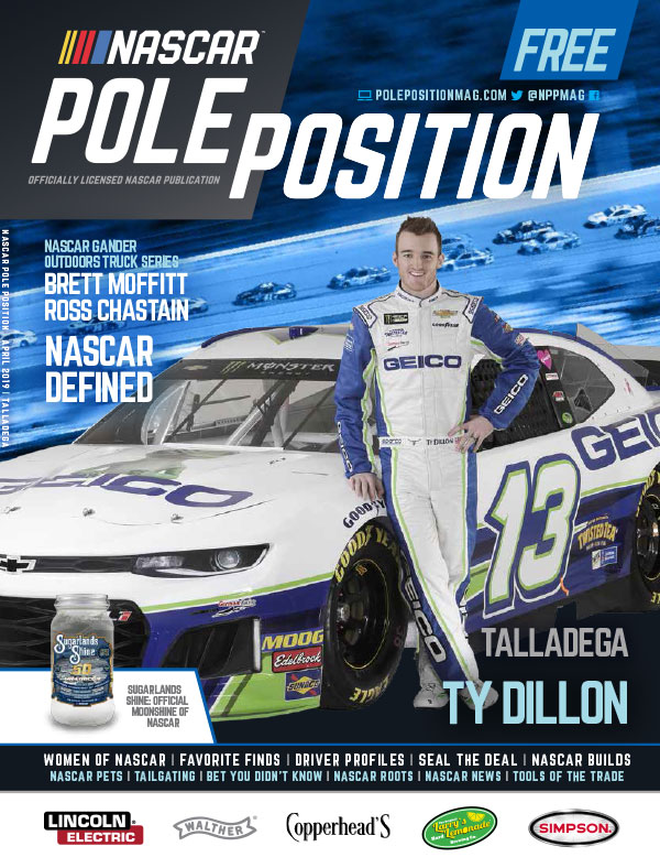 NASCAR Pole Position Talladega in April 2019