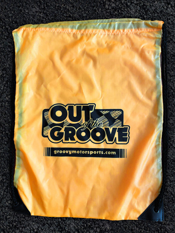 Out of the Groove Drawstring Bag